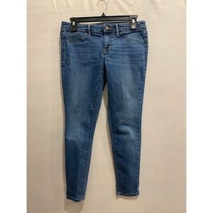 Mossimo Mid Rise Jegging Jeans Women's Size 6S Power Stretch Blue Denim